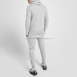 Wholesale 100% Cotton Zip up Sport Tracksuits Custom logo Mens Track Suit Sets For Sale - Product Image 2