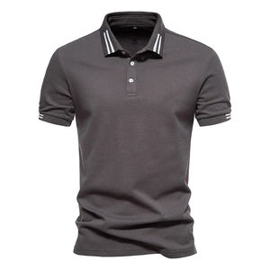 Wholesale Men's New Summer Polo <b>Shirt</b> Formal Embroidered Design Plain-colored <b>Collar</b> Polo Casual and Fashionable Polo <b>Shirt</b> - Product Image 2