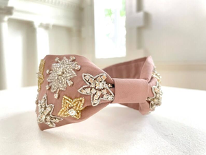 Bandeau brodé de perles, bandeau multi-pierres en verre pour femmes et filles, accessoires de cheveux indiens - Product Image 3