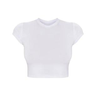 Nouveaux débardeurs courts décontractés d'été 100% coton Vente en gros Hauts de mode pour femmes - Product Image 4