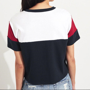 Nouveau t-shirt d'été à bord effiloché court tendance grande taille t-shirts courts à bord brut pour femmes - Product Image 2