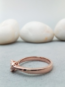 แหวนหมั้นเพชรเม็ดกลมสำหรับห้องแล็บผ่านการรับรองมาตรฐาน Gia 2.0กะรัต14K/18K แหวนแต่งงาน VVS ทองคำขาวเครื่องประดับชั้นดี - Product Image 3