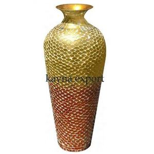 MOSAIC FANCY FLOOR FLOWER VASE HOT SELLING DECORATIVE FLOOR VASE SUPPLIER - Product Image 4