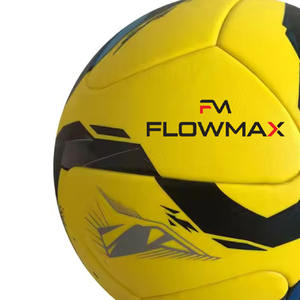 Ballons de football Flowmax en cuir PVC taille 5 personnalisée équipement de football Fotboll - Product Image 4