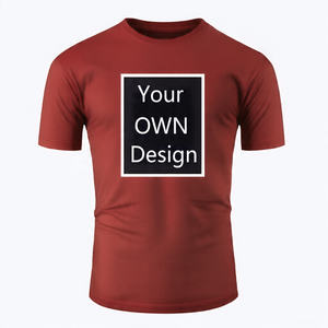 เสื้อยืดแขนสั้นพิมพ์ลายเสื้อยืดโลโก้แบรนด์ปรับแต่งได้ทุกขนาด - Product Image 3