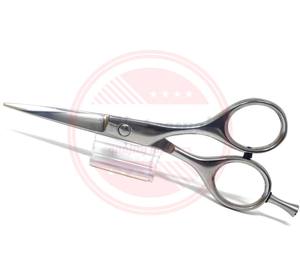 Ciseaux de toilettage professionnels | ciseaux droits en acier inoxydable de qualité supérieure avec étui pour le toilettage des animaux de compagnie - Product Image 2