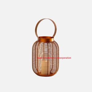 Linternas de velas de metal clásicas con linternas colgantes y de mesa decorativas para interiores y exteriores para decoración de jardines y eventos con acabado negro - Product Image 3