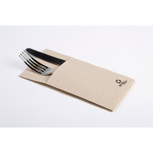 Serviettes de table jetables Eco Nature 40x40cm Point-to-Point Kanguro, 960 pièces, B2B - Product Image 1