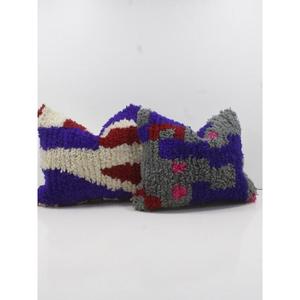 Funda de Almohada Marroquí Hecha a Mano, Funda de Cojín Tradicional Bereber, Cojín Decorativo Boho para Sofá, Almohada Decorativa de Algodón para el Hogar - Product Image 1