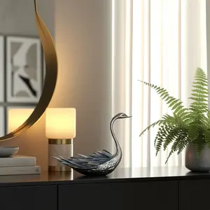 ชามโลหะตกแต่งพรีเมี่ยมสำหรับโต๊ะอาหารและของตกแต่งโรงแรมหรูหราชามโลหะหรูหราปลอดภัย - Product Image 1