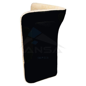 Vente chaude Noir Western Selle Pad Feutre Base Multicolore Laine Fourrure Garniture En Cuir Premium Western Dressage Équitation Selle - Product Image 3