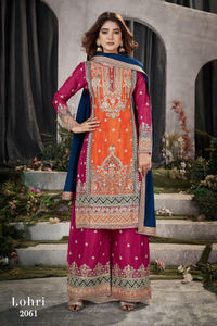 Traje Salwar Pakistaní Étnico de Viscosa de Primera Calidad en Varios Colores para Mujer - Product Image 2