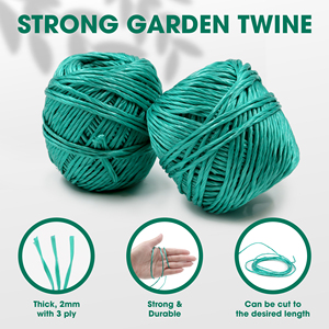 Cuerda de hilo de jardín, Material PP de 2mm para plantas trepadoras verdes, tomates, floristería, artesanía, envoltura de regalo DIY - Product Image 3