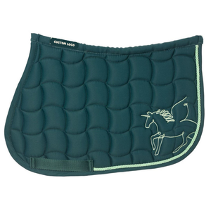 CLOVELIS IMPEX Fabricant en gros de tapis de selle pour chevaux à impression personnalisée, fournissant des tapis de selle équestres professionnels - Product Image 1