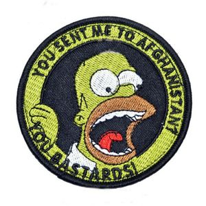 Parche bordado de hierro con diseño de dibujos animados personalizado de la mejor calidad para ropa Parche bordado de tela de sarga personalizado - Product Image 6