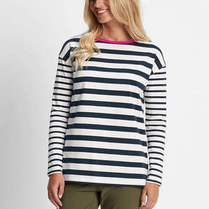 Camisetas de Manga Larga Ecológicas para Mujer, Ajuste Entallado, Color Liso, Estilo Urbano Informal, Precio al por Mayor OEM - Product Image 3