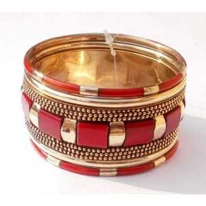 ชุดกำไลข้อมือแฟชั่นงานโลหะทองเหลืองหลากสีสำหรับผู้หญิงกำไลข้อมือเครื่องประดับแฟชั่น - Product Image 1