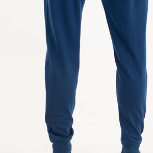 Pantalon de jogging en molleton noir pour homme grande taille, coupe ajustée, 100 % coton, avec cordon de serrage – Vente en gros NAS Wears - Product Image 6