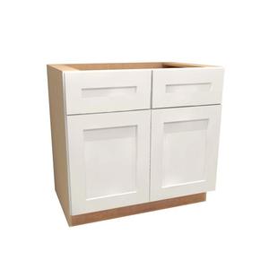 Modern Design Wooden Shaker Raised Panel <b>Kitchen</b> <b>Pantry</b> Storage Cabinets Latest Hot Sale American Market for Building Apartments - Product Image 4