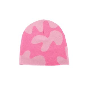 Bonnet unisexe personnalisé avec logo, impression numérique hiver, tricot jacquard en acrylique/laine, prêt pour le voyage, nom de marque personnalisé - Product Image 6