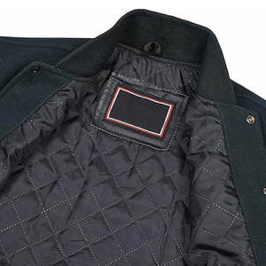 Chaqueta Universitaria de Alta Calidad para Hombre, Cuello Alto, Diseño Personalizado en la Parte Delantera, Mezcla de Lana Multicolor, Secado Rápido, Transpirable, Precio Razonable - Product Image 3