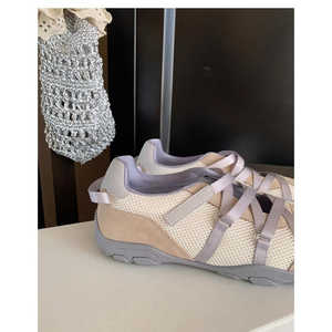 Chaussures décontractées Mary Jane en cuir véritable, style niche, nouvelle collection printemps 2025, pour femmes, baskets à semelle épaisse, style ballerines, pour la marche - Product Image 4