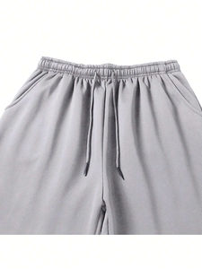 Men <b>Sherpa</b> Fleece <b>Lined</b> Thermal Casual Sweatpants High Waist Custom Logo <b>Joggers</b> High Quality OEM Service - Product Image 3