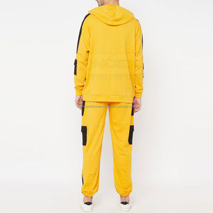 Ensemble survêtement et pantalon de jogging ajusté, tenue de sport décontractée pour homme, 2 pièces - Product Image 3