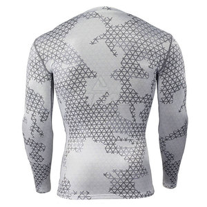 Vêtements de gymnastique et de fitness Nouvelle arrivée Rash Guard pour hommes Pas cher Prix Design personnalisé Rash Guard pour la vente en ligne - Product Image 2