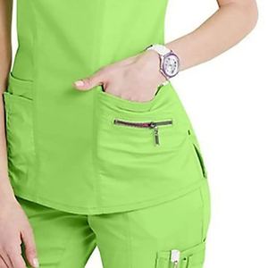 Grace Ensemble de combinaisons d'hôpital personnalisées Uniforme de jogging confortable en polyester spandex pour les professionnels de la santé - Product Image 5