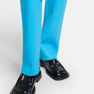 Pantalones de Cuero de Moda de Invierno para Mujer, Frente Plano, Impermeables, Resistentes al Viento, Transpirables, Ecológicos, de Cintura Alta y Largo Completo - Product Image 6