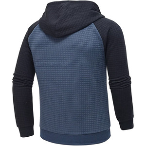 Sweat-shirt personnalisé surdimensionné délavé à l'acide sweat-shirt à capuche brodé hommes basiques coton mélangé bouffée impression fermeture éclair complète - Product Image 6