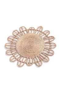 Manteles individuales de ratán ovalados para decoración del hogar, tendencia caliente contemporánea, placa de cargador de ratán para boda - Product Image 2