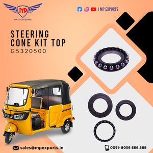 Kit de cônes de direction supérieurs de fabrication indienne, pièces à 3 roues de qualité compatibles avec le modèle King exporté vers Haïti et le Guatemala - Product Image 4