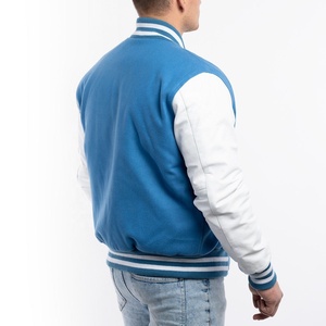 2025 New Custom Women Varsity <b>Jackets</b> Winter <b>Warm</b> Wool Body with Genuine Leather Sleeves Letterman <b>Jacket</b> - Product Image 5