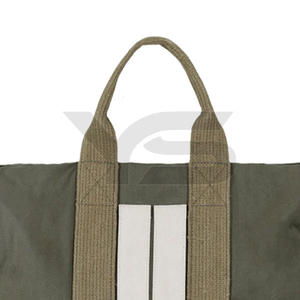 กระเป๋าโท้ทพรีเมียม-กระเป๋าโท้ททรงสี่เหลี่ยมขนาดใหญ่พร้อมโลโก้แบบกำหนดเอง กระเป๋าโท้ทผ้าแคนวาสสำหรับการใช้งานทุกวันที่ทนทาน - Product Image 3