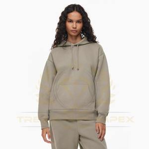 Señoras Otoño Invierno grueso algodón polar mujeres sudaderas con capucha ropa de calle estilo pulóver sudaderas con cordón - Product Image 2