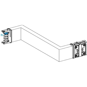 Per Schneider Electric KSA250DZCH41A Canalis-ZED Segmento B M-TO-M 250A Raccordi per condotti, direzione destra e sinistra - Product Image 1
