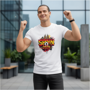 T-Shirt Unisex 210GSM 100% Cotone, Maglietta Casual Aderente con Stampa Serigrafica, Disponibile nelle Taglie 2XL e 4XL, T-Shirt Personalizzabile - Product Image 3