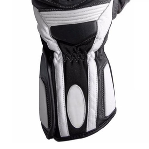 Guantes de carreras personalizados más vendidos de alta calidad, antideslizantes, precio al por mayor, piel de vaca, servicio OEM, guantes de cuero para moto - Product Image 6