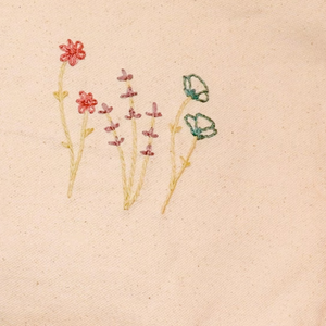 Sac en lin brodé à la main avec broderie de différentes couleurs sac à dos en lin 100% doux lavé OEM fabriqué au Vietnam - Product Image 4