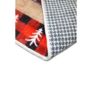 พรมเช็ดเท้ากันลื่นลายคริสต์มาสสำหรับปีใหม่ รุ่น BER0459 พร้อมฐานทอ - Product Image 6