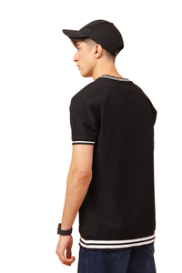 Alta calidad 100% Premium algodón calle suelta verano hombres Camiseta cuello redondo camisa Casual moda logotipo personalizado estampado en relieve - Product Image 3