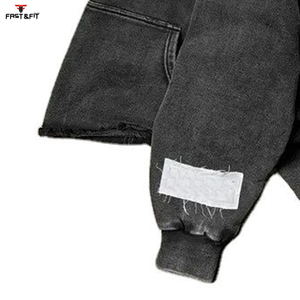 Gran oferta, sudaderas con capucha para hombre de la mejor calidad, invierno al aire libre, cómodo, 100% algodón, bordado, diseño de desvanecimiento solar, vendedor superior - Product Image 5