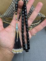MINDFULNESS Turquoise Chapelet Conçu Tasbih Accessoires De Prière En Gros Tasbih avec Des Formes De Perles De Résine Naturelle Perles De Prière