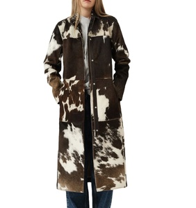 Long Design Cowhide <b>Leather</b> <b>Coat</b> Genuine <b>Leather</b> Jacket Women Long <b>Trench</b> <b>Coat</b> Hairon <b>Leather</b> Wholesale - Product Image 1
