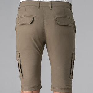 High Quality 100% Cotton Canvas Olive Ripstop <b>Cargo</b> Shorts for <b>Men</b> Customizable Mid Waist Straight Pattern <b>Lightweight</b> Casual - Product Image 4