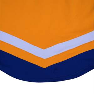 <b>Men's</b> Heavy Fleece Hockey <b>Hoodie</b> Winter Season Apparel Gold <b>Yellow</b> Blue Solid Pattern Embroidered Logos for Fraternity Sorority - Product Image 5