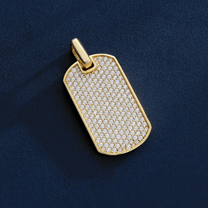 Colgante de Lujo Personalizado de Hip Hop, Chapado en Oro, con Diamantes CZ - Product Image 3