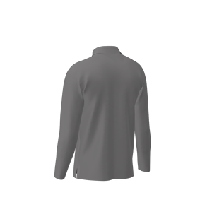 T-shirt décontracté à manches longues pour homme, coupe oversize, avec logo personnalisé imprimé par sublimation, 100 % coton épais - Product Image 5